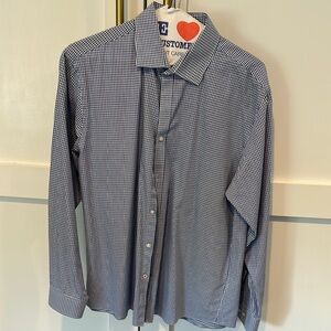 Tommy Hilfiger Blue Casual Button Down Shirt